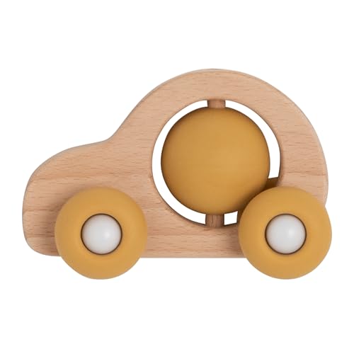Baby's Only - Baby-Spielzeugauto - Holzspielzeug Baby - Kinderzimmer Deko - Hochwertigem FSC-Holz - Bietet viele Vorteile - Unterhaltsam und lehrreich - Ocker - Ab 6 Monaten Baby's Only - Baby-Spielzeugauto - Holzspielzeug Baby - Kinderzimmer Deko - Hochwertigem FSC-Holz - Bietet viele Vorteile - Unterhaltsam und lehrreich - Ocker - Ab 6 Monaten von BO BABY'S ONLY
