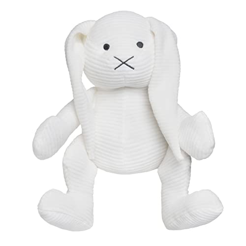 Baby's Only - Hase Kuscheltier Sense - Baby Geschenk für Jungen und Mädchen - Aus Baumwolle - 25x25 cm - Weiß Baby's Only - Hase Kuscheltier Sense - Baby Geschenk für Jungen und Mädchen - Aus Baumwolle - 25x25 cm - Weiß von BO BABY'S ONLY