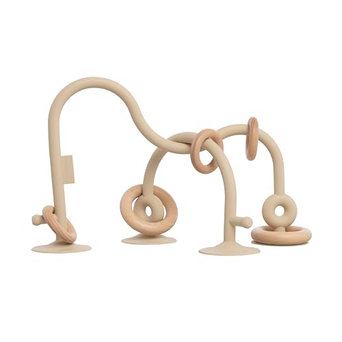 Baby's Only - Motorikschleife - Baby Motorikspielzeug - kugelbahn aus Silikonen und Holz - Kugel Labyrinth - Babyspielzeug für Jungen und Mädchen - Für 3 bis 18 Monaten - Warm Linen Baby's Only - Motorikschleife - Baby Motorikspielzeug - kugelbahn aus Silikonen und Holz - Kugel Labyrinth - Babyspielzeug für Jungen und Mädchen - Für 3 bis 18 Monaten - Warm Linen von BO BABY'S ONLY