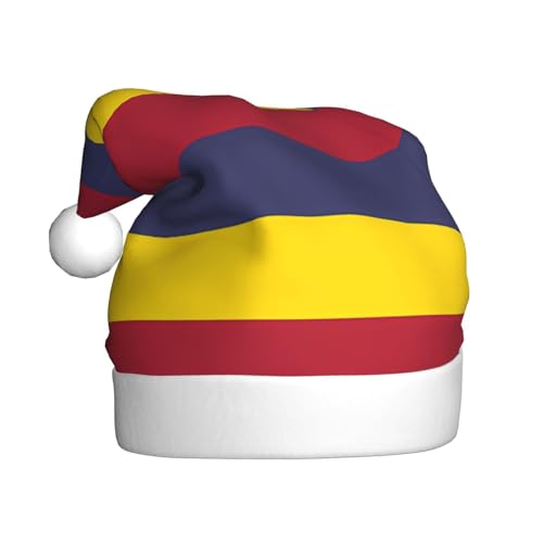 Flagge des Königreichs Hawaii Plüsch Weihnachtsmütze Bequeme Kopfbedeckung für Urlaub Partys und Eltern-Kind-Aktivitäten Flagge des Königreichs Hawaii Plüsch Weihnachtsmütze Bequeme Kopfbedeckung für Urlaub Partys und Eltern-Kind-Aktivitäten von BOAIHH