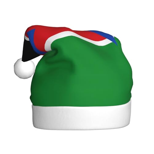 Flagge des Südsudans Plüsch-Weihnachtsmütze, bequeme Kopfbedeckung für Feiertagsfeiern und Eltern-Kind-Aktivitäten Flagge des Südsudans Plüsch-Weihnachtsmütze, bequeme Kopfbedeckung für Feiertagsfeiern und Eltern-Kind-Aktivitäten von BOAIHH