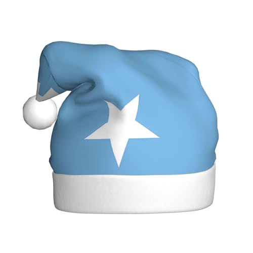 Flagge von Mikronesien Plüsch-Weihnachtsmütze, bequeme Kopfbedeckung für Feiertagsfeiern und Eltern-Kind-Aktivitäten Flagge von Mikronesien Plüsch-Weihnachtsmütze, bequeme Kopfbedeckung für Feiertagsfeiern und Eltern-Kind-Aktivitäten von BOAIHH