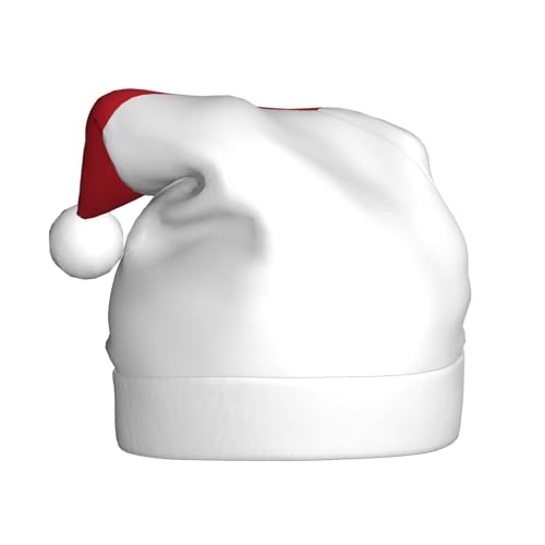Flagge von Monaco Plüsch-Weihnachtsmütze, bequeme Kopfbedeckung für Urlaubspartys und Eltern-Kind-Aktivitäten Flagge von Monaco Plüsch-Weihnachtsmütze, bequeme Kopfbedeckung für Urlaubspartys und Eltern-Kind-Aktivitäten von BOAIHH