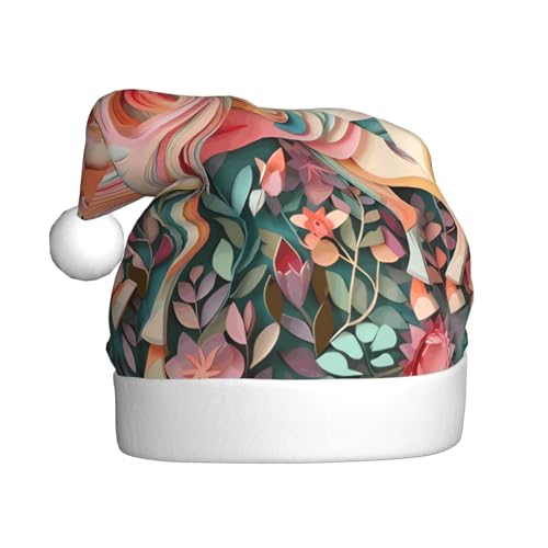 Rosa Papierschnitt Einhorn Plüsch Weihnachtsmütze Bequeme Kopfbedeckung für Urlaub Partys und Eltern-Kind-Aktivitäten Rosa Papierschnitt Einhorn Plüsch Weihnachtsmütze Bequeme Kopfbedeckung für Urlaub Partys und Eltern-Kind-Aktivitäten von BOAIHH