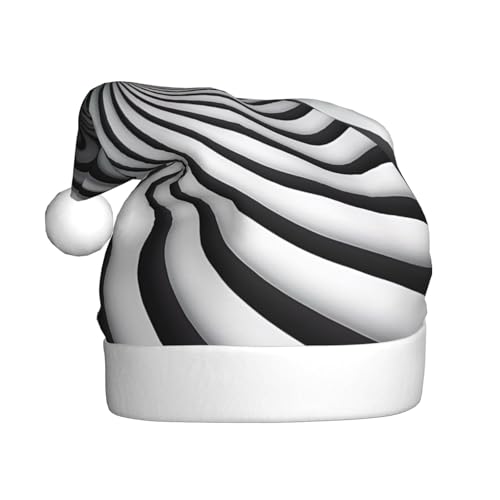 Spirale, optische Täuschung, Plüsch-Weihnachtsmütze, bequeme Kopfbedeckung für Urlaubspartys und Eltern-Kind-Aktivitäten Spirale, optische Täuschung, Plüsch-Weihnachtsmütze, bequeme Kopfbedeckung für Urlaubspartys und Eltern-Kind-Aktivitäten von BOAIHH