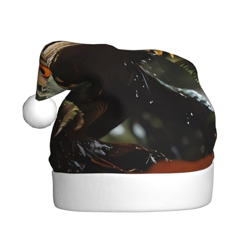 Stachelige Eidechsen, Plüsch-Weihnachtsmütze, bequeme Kopfbedeckung für Urlaubspartys und Eltern-Kind-Aktivitäten Stachelige Eidechsen, Plüsch-Weihnachtsmütze, bequeme Kopfbedeckung für Urlaubspartys und Eltern-Kind-Aktivitäten von BOAIHH