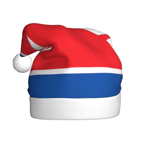 Weihnachtsmütze aus Plüsch mit koreanischer Flagge, bequeme Kopfbedeckung für Feiertagsfeiern und Eltern-Kind-Aktivitäten Weihnachtsmütze aus Plüsch mit koreanischer Flagge, bequeme Kopfbedeckung für Feiertagsfeiern und Eltern-Kind-Aktivitäten von BOAIHH