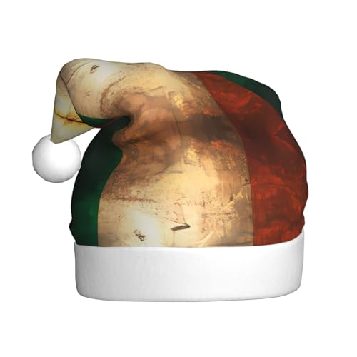 Weihnachtsmütze mit irischer Retro-Flagge, Plüsch, bequeme Kopfbedeckung für Feiertage, Partys und Eltern-Kind-Aktivitäten Weihnachtsmütze mit irischer Retro-Flagge, Plüsch, bequeme Kopfbedeckung für Feiertage, Partys und Eltern-Kind-Aktivitäten von BOAIHH