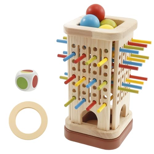BOBASH Montessori Spielzeug 3 4 5 6 Jahren 3-in-1 Brettspiele Lernspiele mit 32 Stück Bunte Holzstäbchen Holzbrettspiel Zählspielzeug Familienspiel Reisespiel für Kinder BOBASH Montessori Spielzeug 3 4 5 6 Jahren 3-in-1 Brettspiele Lernspiele mit 32 Stück Bunte Holzstäbchen Holzbrettspiel Zählspielzeug Familienspiel Reisespiel für Kinder von BOBASH