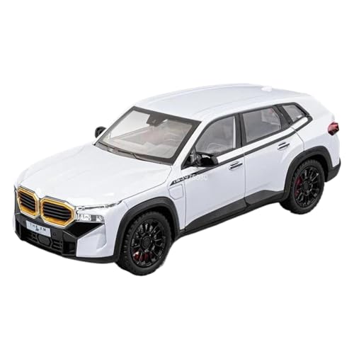 BOFSMXXNP Druckguss Auto 1:24 for Tank 500 XM Modellauto, Druckgusslegierung, 6 Türen, Zu Öffnen, Miniatur-Geländewagen Mit Lichtern Miniatur-Automodell(XM White) von BOFSMXXNP