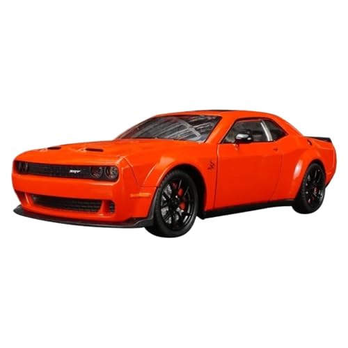 BOFSMXXNP Druckgussmodelle 1:24 for Dodge Hellcat SRT Muscle-Car-Simulation Legierung Modellauto Ornamente Proportionen Automodell Sammlungsmodelle(Red) von BOFSMXXNP
