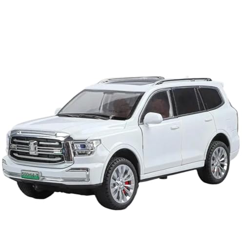 BOFSMXXNP Druckgussmodelle 1:24 for Tank 500 Hi4-T Legierung Modell Neue Energie Fahrzeug Büro Schreibtisch Dekorative Ornamente Ton Und Licht Sammlungsmodelle(White Box) von BOFSMXXNP