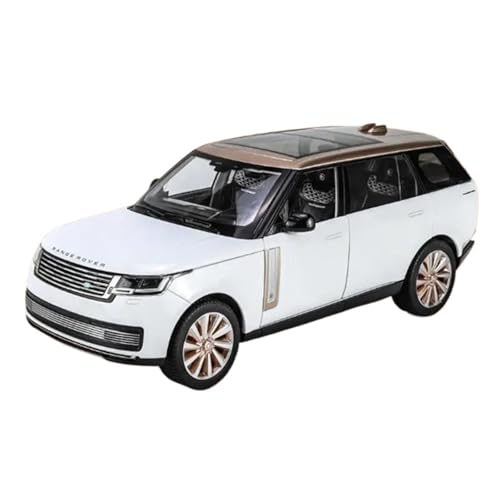 Druckguss-Automodelle 1:18 für Land Rover Range Rover, Legierung, Auto-Modell, Druckguss-Metall, Geländefahrzeug, Modelllegierung, Auto-Modelle (Weiß A) von BOFSMXXNP