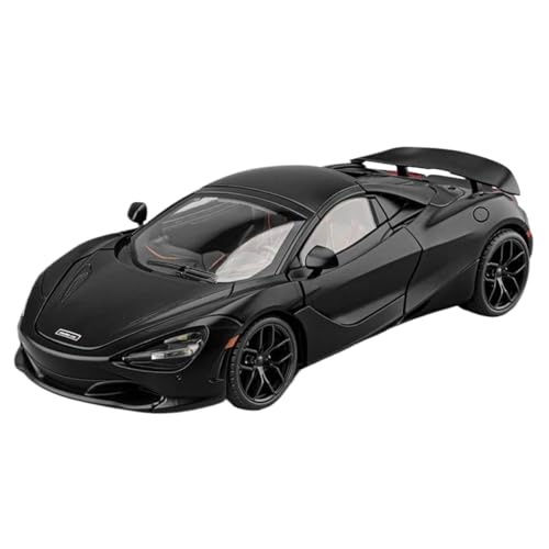 Modellauto im Maßstab 1:18 for McLaren 720S Alloy Track Racing Modell Druckguss Metall Sportwagen Fahrzeugmodell Simulation Fertiges Automodell(Black) von BOFSMXXNP