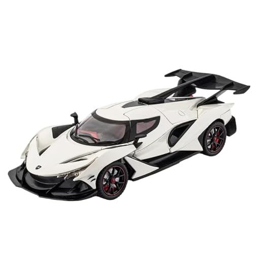 Modellauto im Maßstab 1:24 for Apollo IE Legierungsmodell Supersportwagen Simulation Druckgussauto Fertiges Automodell(White) von BOFSMXXNP