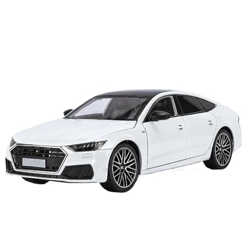 Modellauto im Maßstab 1:24 for Audi A7 Legierung Druckguss Automodell Sound Und Licht Sammler Maßstab Automodell Dekorative Ornamente Fertiges Automodell(White Box) von BOFSMXXNP