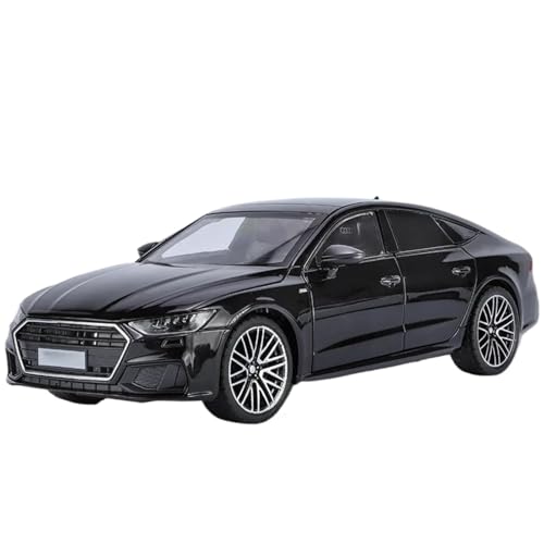Modellauto im Maßstab 1:24 for Audi A7 Street Edition Legierung Auto Druckguss Metall Modell Maßstab Auto Modell Auto Sammlung Ornamente Fertiges Automodell(Black Box) von BOFSMXXNP