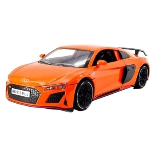 Modellauto im Maßstab 1:24 for Audi R8 V10 Plus Track-Version Sportwagen-Legierung Sound- Und Lichtmodell Mit Zu Öffnenden Türen Fertiges Automodell(10) von BOFSMXXNP