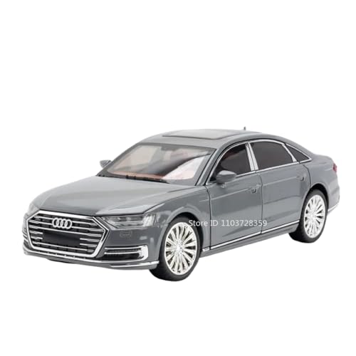 Modellauto im Maßstab 1:24 for Audi RS7 A8 Automodell Legierung Druckguss Autotür Kann Geöffnet Werden Ton Und Licht Pull Back Simulation Auto Fertiges Automodell(A8 Titanium) von BOFSMXXNP