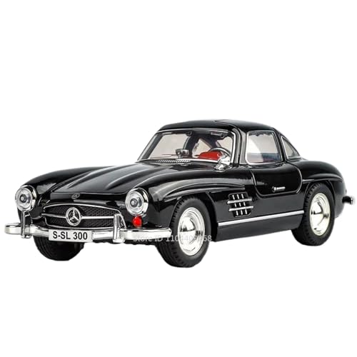 Modellauto im Maßstab 1:24 for Benz AMG ONE 300SL Druckguss-Legierung Pullback Sound- Und Lichtsimulation Supersportwagen Fertiges Automodell(300SL Black) von BOFSMXXNP
