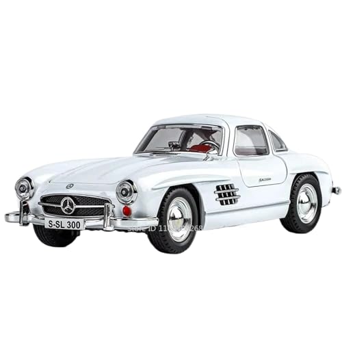 Modellauto im Maßstab 1:24 for Benz AMG ONE 300SL Druckguss-Legierung Pullback Sound- Und Lichtsimulation Supersportwagen Fertiges Automodell(300SL White) von BOFSMXXNP