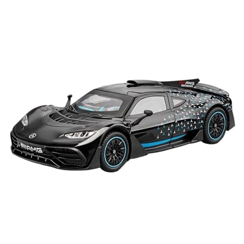 Modellauto im Maßstab 1:24 for Benz AMG ONE Supersportwagen Druckgusslegierung Sound- Und Lichtkollektion Trendige Ornamente Fertiges Automodell(Black Box) von BOFSMXXNP
