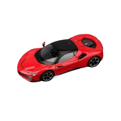 Modellauto im Maßstab 1:24 for Ferrari SF90 Stradale Legierung Sport Auto Statische Druckguss Fahrzeug Sammler Modell Druckguss Auto Fertiges Automodell(Red) von BOFSMXXNP