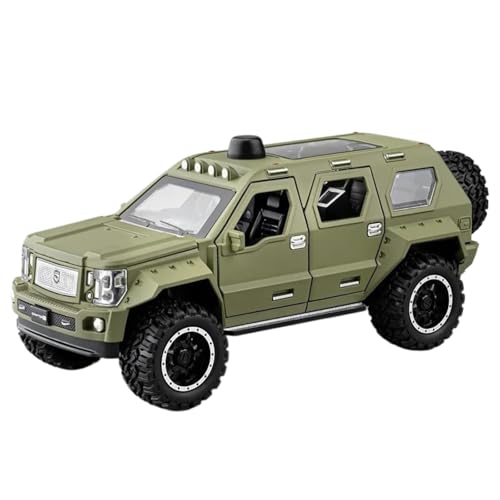 Modellauto im Maßstab 1:24 for George Patton Tank Legierung Automodell Druckguss Auto Metall Modellsammlung Hohe Simulation Fertiges Automodell(Green) von BOFSMXXNP