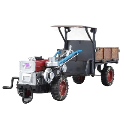 Modellauto im Maßstab 1:24 for Handtraktor-Legierung, Metalldruckgussmodell, Ton Und Licht, Vintage-Sprühfarbe, Fahrzeugmodell Fertiges Automodell von BOFSMXXNP