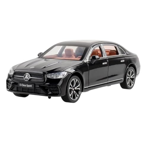 Modellauto im Maßstab 1:24 for Mercedes-Benz AMG GLS63 E300L Modellauto Druckguss-Ton- Und Lichtsimulationsfahrzeug Fertiges Automodell(E300L Black) von BOFSMXXNP
