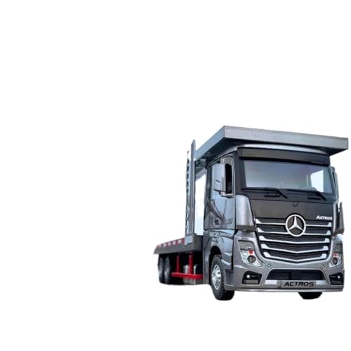 Modellauto im Maßstab 1:24 for Mercedes Benz Doppelstock-Pritschenwagen, Legierung, Druckguss-Automodell, Maßstab-Automodell Fertiges Automodell(Titanium Box) von BOFSMXXNP