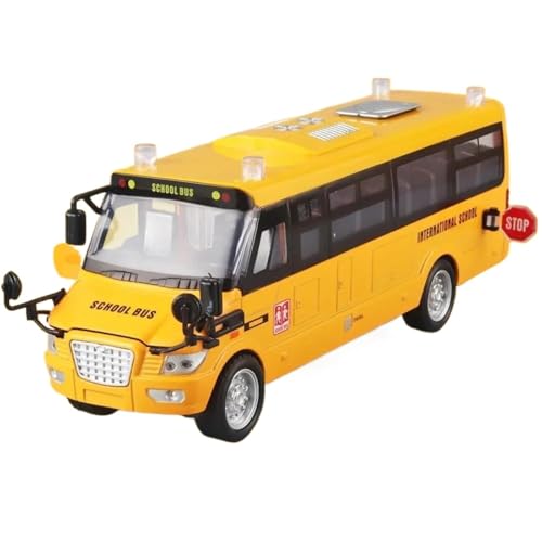 Modellauto im Maßstab 1:24 for Schulbus, Druckguss, 9-Zoll-Modellauto Mit Licht Und Geräuschen, Öffnende Türen Fertiges Automodell Modellauto im Maßstab 1:24 for Schulbus, Druckguss, 9-Zoll-Modellauto Mit Licht Und Geräuschen, Öffnende Türen Fertiges Automodell von BOFSMXXNP