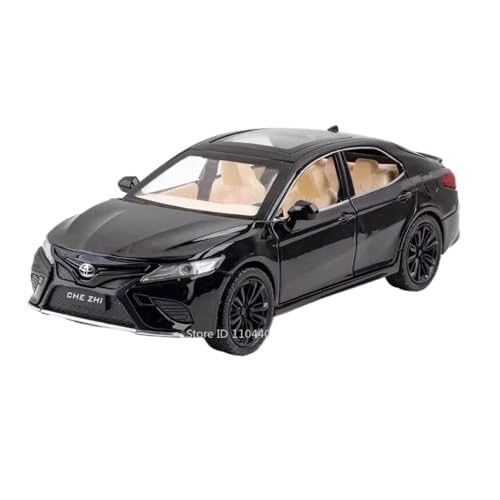 Modellauto im Maßstab 1:24 for Toyota RAV4 Camry Modellauto Metallsimulationssammlung Ton Und Licht Fertiges Automodell(Camry Black) von BOFSMXXNP