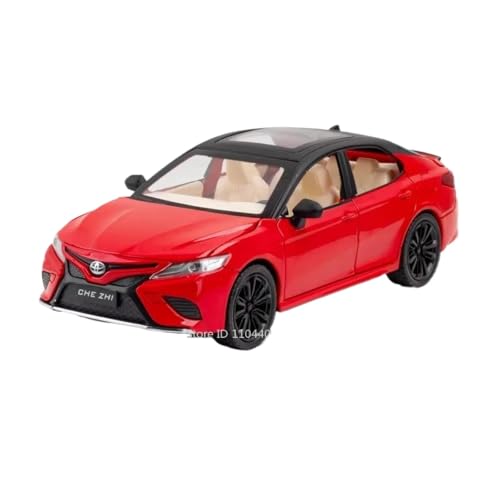 Modellauto im Maßstab 1:24 for Toyota RAV4 Camry Modellauto Metallsimulationssammlung Ton Und Licht Fertiges Automodell(Camry Red) von BOFSMXXNP