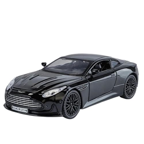 Modellauto im Maßstab 1:32 for Aston Martin Legierung Druckguss Automodell 4 Türen Können Geöffnet Werden Mini Sportwagen Pullback Auto Fertiges Automodell(DB12 Black) von BOFSMXXNP