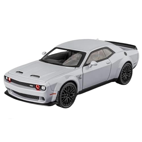 Modellauto im Maßstab 1:32 for Dodge Challenger Pickup Truck Modellauto Metalldruckguss-Modell Fertiges Automodell(Titanium) von BOFSMXXNP