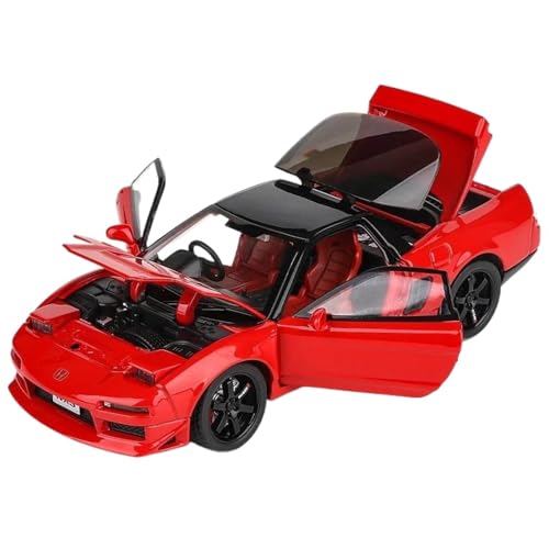 Modellauto im Maßstab 1:32 for Honda NSX Coupe Miniaturauto Legierung Druckguss-Metall Maßstab-Automodell Sound Lichtsammlung Exquisite Ornamente Fertiges Automodell(Red) von BOFSMXXNP