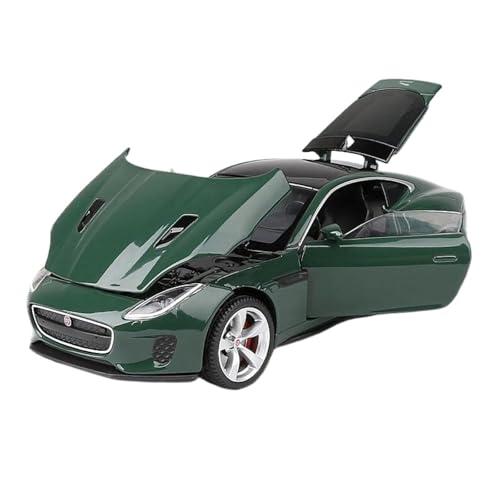 Modellauto im Maßstab 1:32 for Jaguar F-Type Coupé Legierung Automodell Druckguss Auto Metall Automodell Maßstabmodellsammlung Fertiges Automodell(Green) von BOFSMXXNP