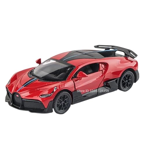 Modellauto im Maßstab 1:32 for Lamborghini LP750 Sportwagen Polizeiauto Modell Legierung Druckguss Miniatur Mit Sound Und Licht Pullback Fertiges Automodell(Divo Red) von BOFSMXXNP