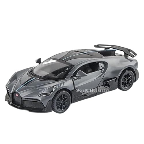 Modellauto im Maßstab 1:32 for Lamborghini LP750 Sportwagen Polizeiauto Modell Legierung Druckguss Miniatur Mit Sound Und Licht Pullback Fertiges Automodell(Divo Titanium) von BOFSMXXNP