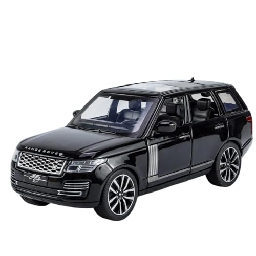 Modellauto im Maßstab 1:32 for Land Rover Range Rover 50. Jahrestag Off-Road-SUV Fahrzeug Legierung Diecast Auto Modell Auto Fertiges Automodell(Black Box) von BOFSMXXNP