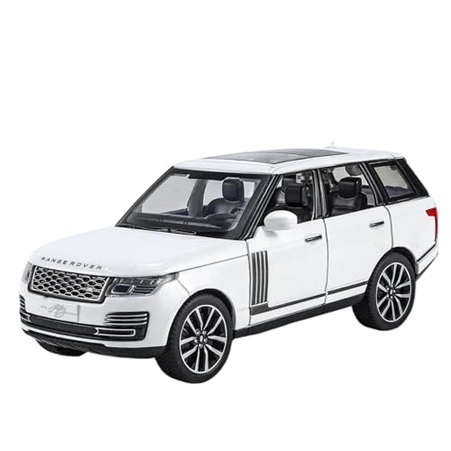 Modellauto im Maßstab 1:32 for Land Rover Range Rover 50. Jahrestag Off-Road-SUV Fahrzeug Legierung Diecast Auto Modell Auto Fertiges Automodell(White Box) von BOFSMXXNP