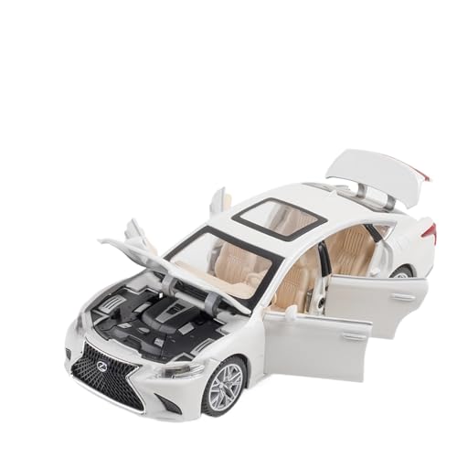 Modellauto im Maßstab 1:32 for Lexus LS500H Legierung Automodell Druckguss Metall Auto Sound Und Licht Modell Ornamente Sammlung Fertiges Automodell(White Box) von BOFSMXXNP