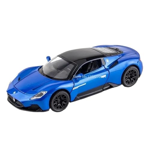 Modellauto im Maßstab 1:32 for Maserati MC20 Modellauto Metalldruckguss Miniaturmodell Ornamente Fertiges Automodell(Blue) von BOFSMXXNP