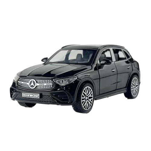 Modellauto im Maßstab 1:32 for Mercedes-Benz GLC-400 Legierung Miniaturauto Druckguss Metall Maßstab Automodell Sound Und Licht Sammlung Ornamente Fertiges Automodell(Black) von BOFSMXXNP