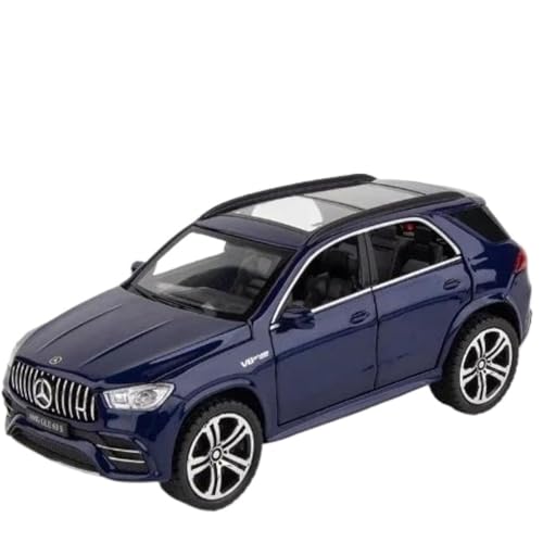 Modellauto im Maßstab 1:32 for Mercedes-Benz GLC-400E 63S Simulation Druckguss-Metalllegierungsmodell Pull Back Sammlerornamente Fertiges Automodell(Blue-GLE) von BOFSMXXNP