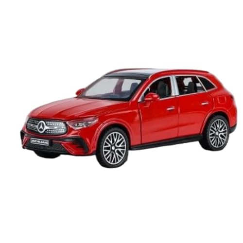 Modellauto im Maßstab 1:32 for Mercedes-Benz GLC-400E 63S Simulation Druckguss-Metalllegierungsmodell Pull Back Sammlerornamente Fertiges Automodell(Red-GLC) von BOFSMXXNP