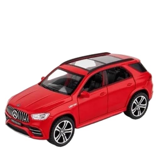 Modellauto im Maßstab 1:32 for Mercedes-Benz GLC-400E 63S Simulation Druckguss-Metalllegierungsmodell Pull Back Sammlerornamente Fertiges Automodell(Red-GLE) von BOFSMXXNP
