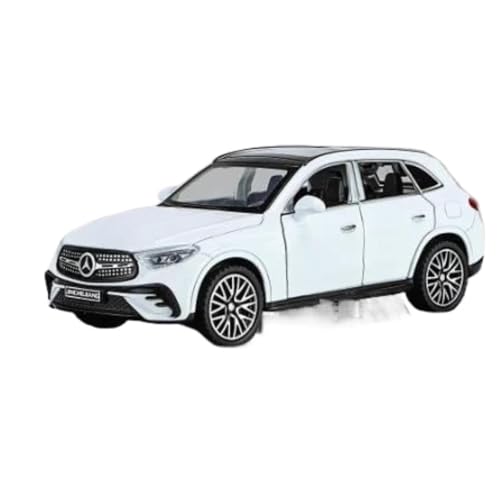 Modellauto im Maßstab 1:32 for Mercedes-Benz GLC-400E 63S Simulation Druckguss-Metalllegierungsmodell Pull Back Sammlerornamente Fertiges Automodell(White-GLC) von BOFSMXXNP