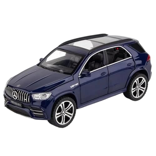 Modellauto im Maßstab 1:32 for Mercedes-Benz Maybach S650 GLE63S Miniauto Druckgussmodell Sound- Und Licht-Rückziehauto Fertiges Automodell(GLE63S Blue) von BOFSMXXNP
